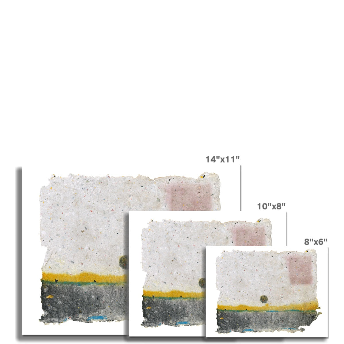 Abstract- Pink Square Fine Art Print