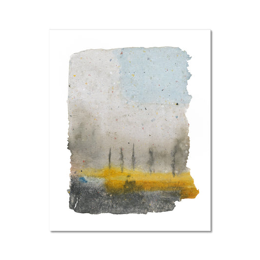 Abstract- Poplars Fine Art Print